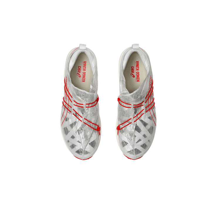 Asics Kengo Kuma Archisite ORU White Red Angle 4