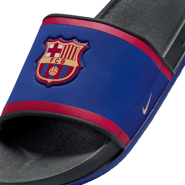 Nike Offcourt (FC Barcelona) Soccer Slides Angle 3