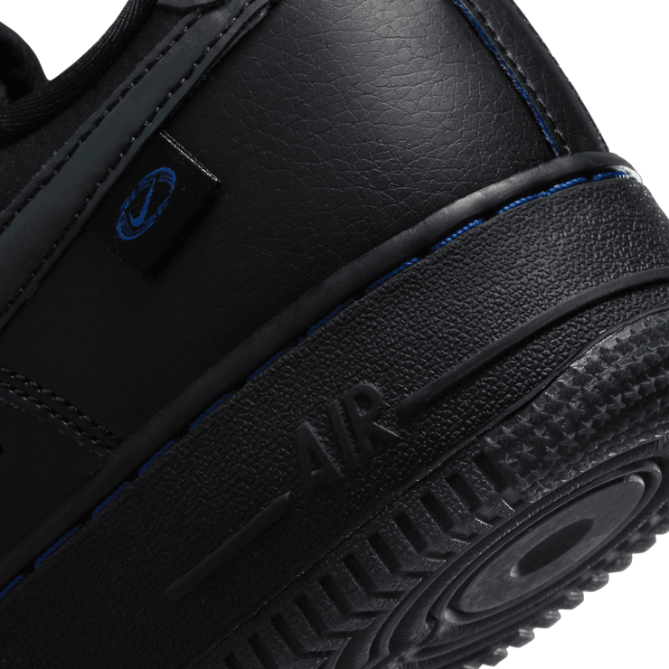 Nike Air Force 1 Low Wear Away Black Blue Angle 5
