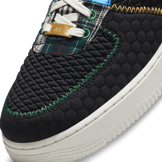 Nike Air Force 1 Low Multi-Material Black Angle 4