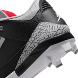 Air Jordan 3 Mid MCS Cleat Black Cement Angle 6