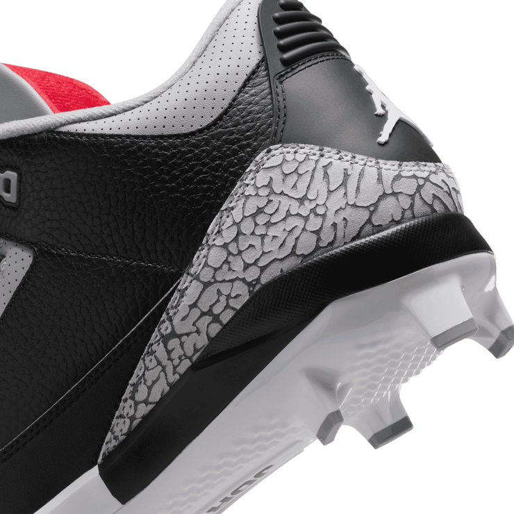 Air Jordan 3 Mid MCS Cleat Black Cement - FZ8627-001 Air Jordan 3 Mid MCS Cleat Black Cement - FZ8627-001