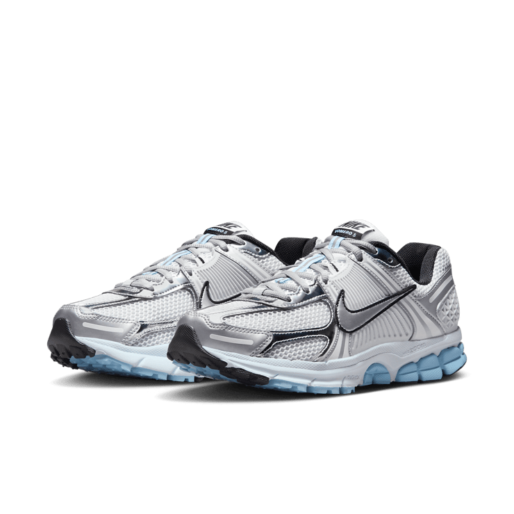 Nike Zoom Vomero 5 Metallic Silver Blue Tint (W) Angle 2