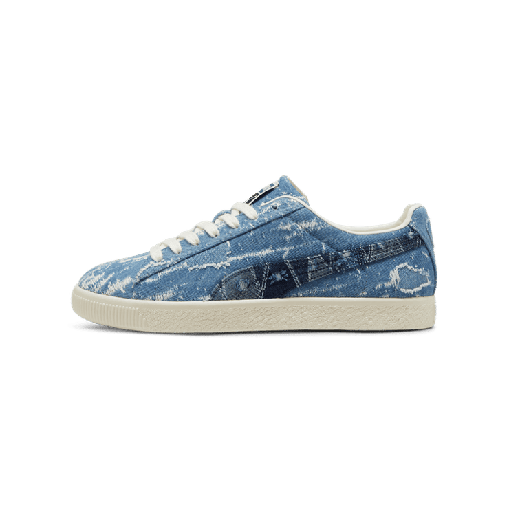 Puma Clyde Denim Frosted Ivory Angle 1