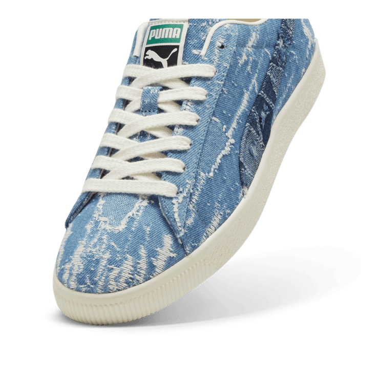 Puma Clyde Denim Frosted Ivory Angle 2