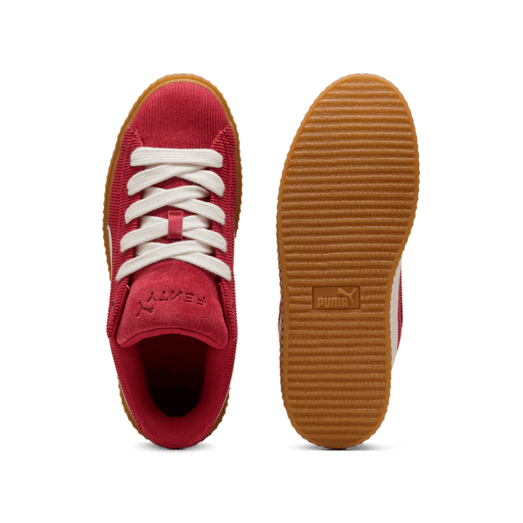Puma Creeper Phatty Corduroy Fenty Red Gum Angle 0