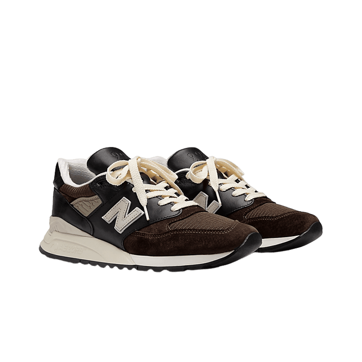 New Balance 998 Made in USA Brown Toe Angle 2