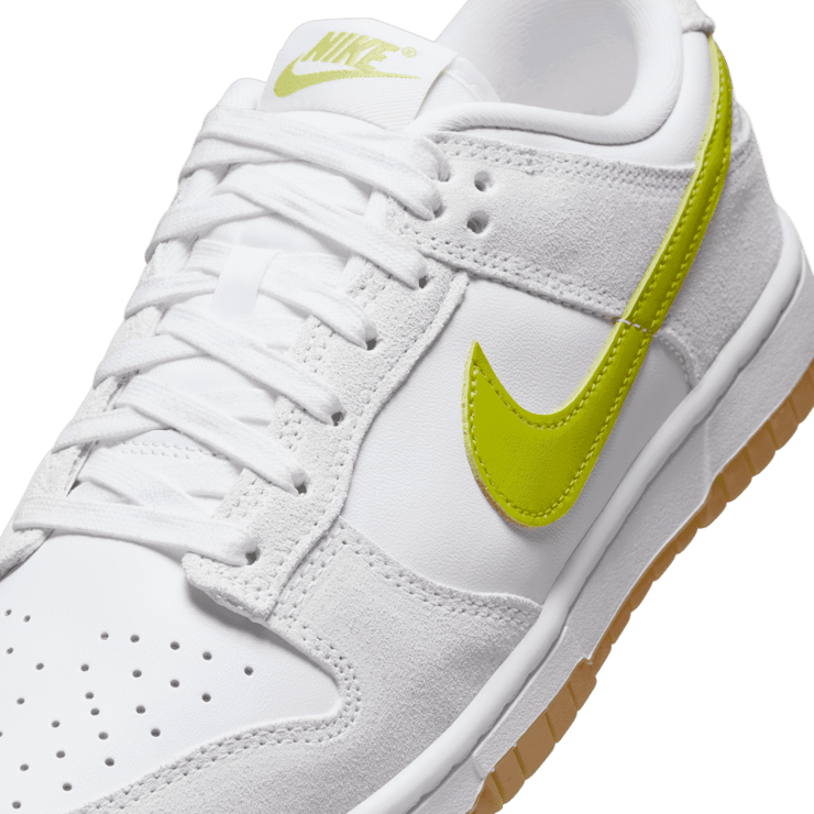 Nike Dunk Low White Bright Cactus (W) Angle 4