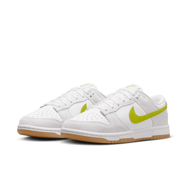 Nike Dunk Low White Bright Cactus (W) Angle 2