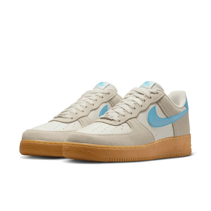 Nike Air Force 1 '07 LV8 'Phantom Baltic Blue Gum' Angle 2