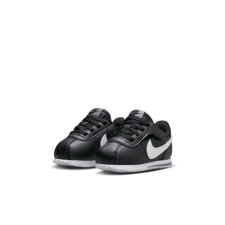 Nike Cortez EasyOn 'Black White' (TD) Angle 2