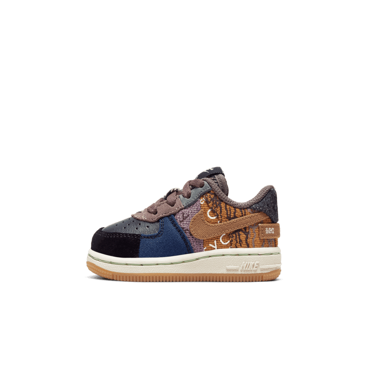 Nike Travis Scott x Air Force 1 Low 'Cactus Jack' (TD) Angle 2