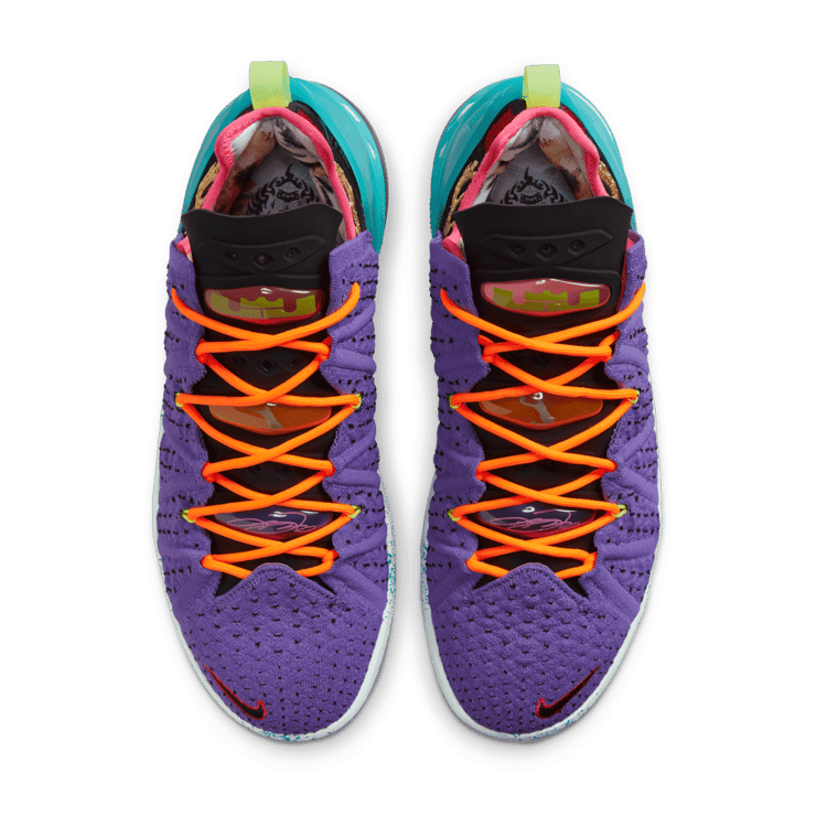 LeBron 18 Best 10–18 Psychic Purple Angle 1