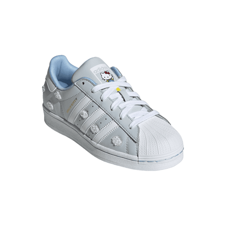 adidas Superstar Hello Kitty Halo Blue (Kids) Angle 2
