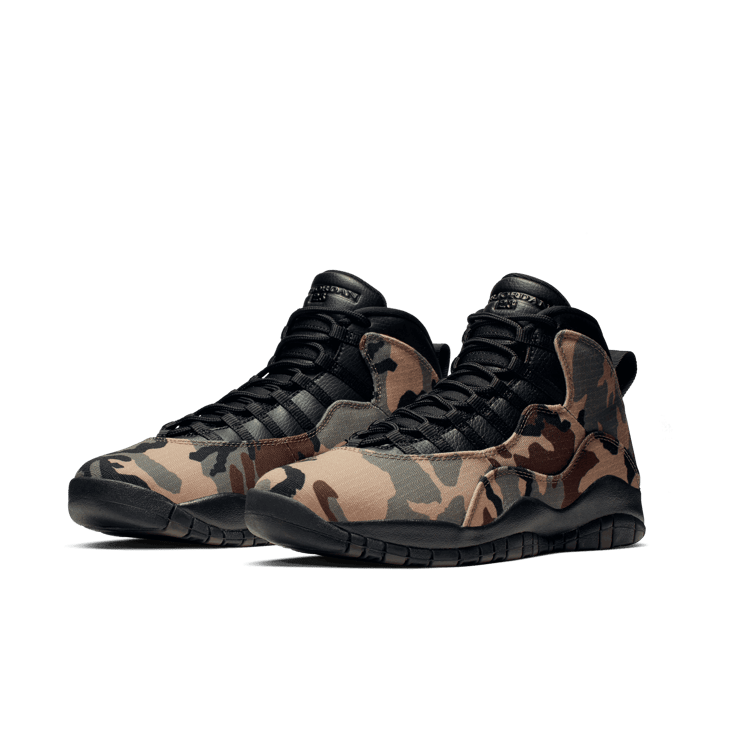 Jordan 10 Retro Woodland Camo Angle 2