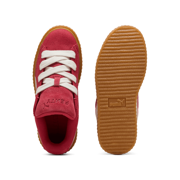 Puma Creeper Phatty Corduroy Fenty Red Gum (W) Angle 0
