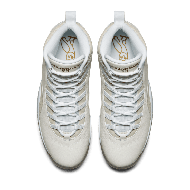 Jordan 10 Retro Drake OVO White Angle 1