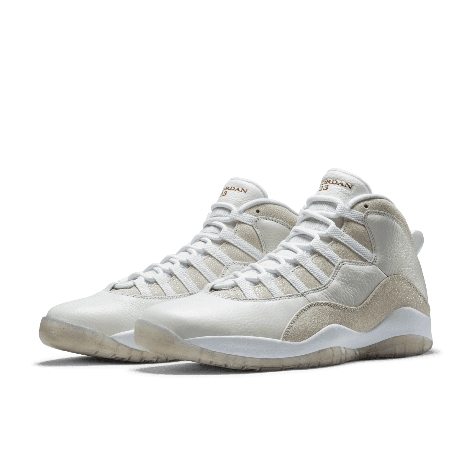 all white retro 10