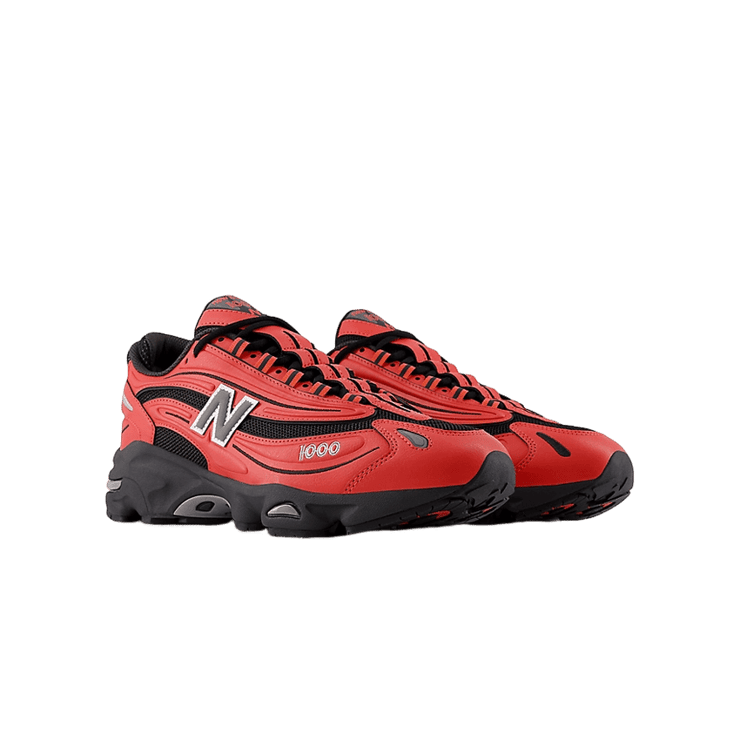 New Balance 1000 Red Black Angle 2