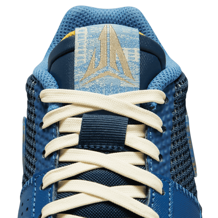 Nike Ja 1 Mystic Navy University Gold (GS) Angle 6