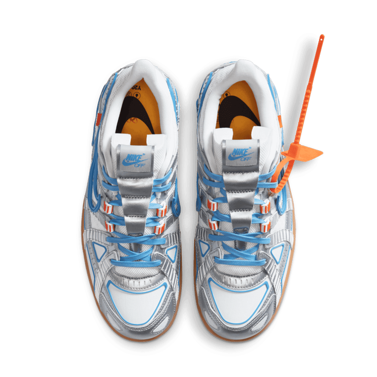 Nike Air Off-White Rubber Dunk University Blue Angle 1