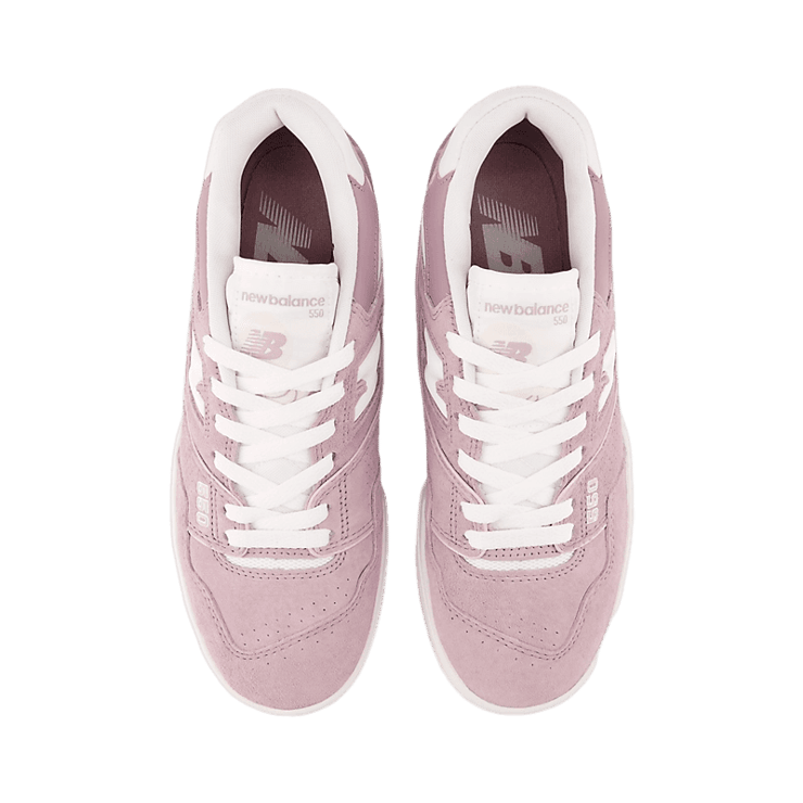 New Balance 550 Pink Suede (W) Angle 1