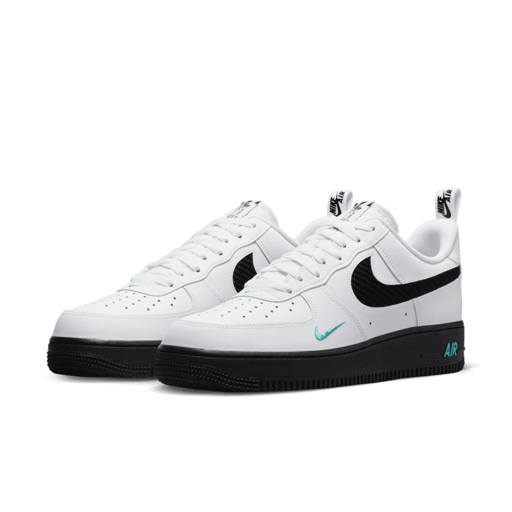 Nike Air Force 1 Low LV8 J22 White Black Angle 2