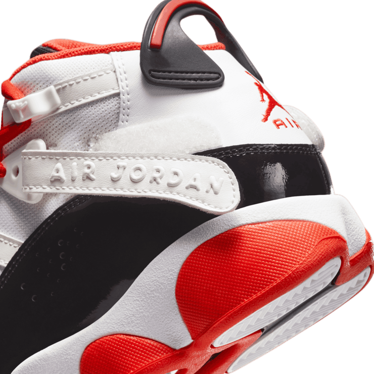 Jordan 6 Rings 'White Black Team Orange' (GS) Angle 5