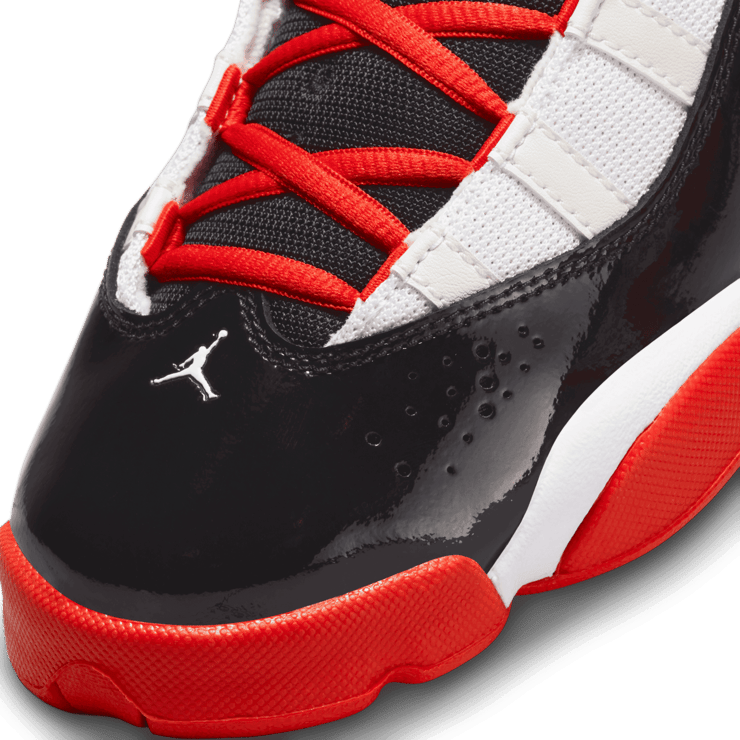Jordan 6 Rings 'White Black Team Orange' (GS) Angle 4