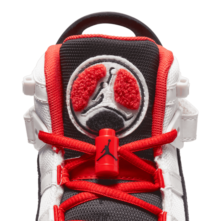 Jordan 6 Rings 'White Black Team Orange' (GS) Angle 6