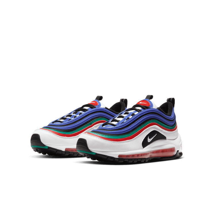 Nike Air Max 97 'White Multi' (GS) Angle 2