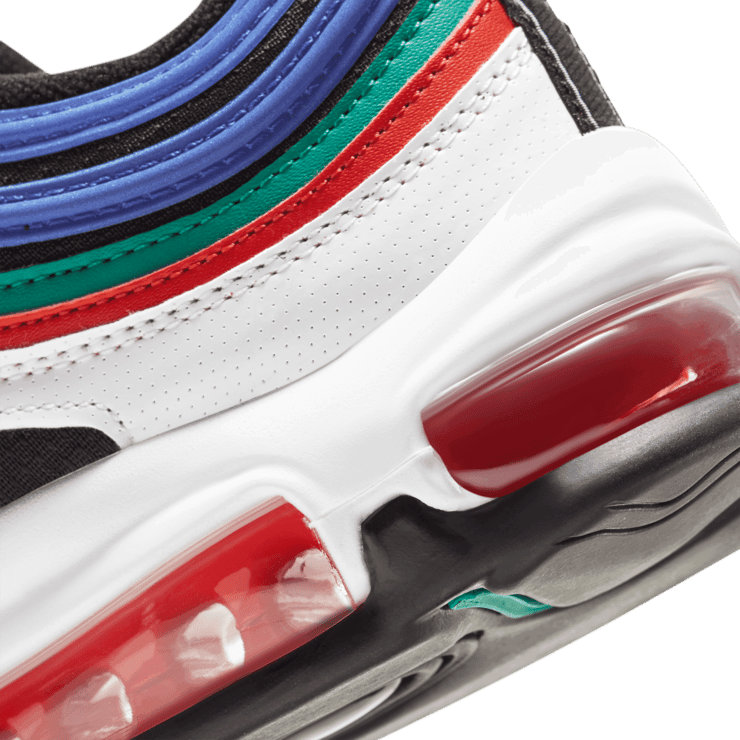 Nike Air Max 97 'White Multi' (GS) Angle 9