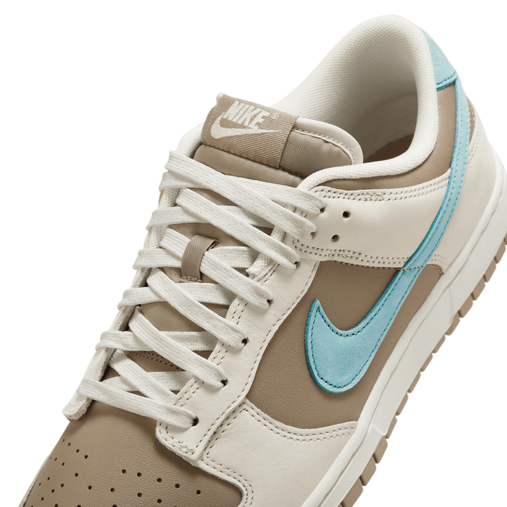 Nike Dunk Low Khaki Denim Turquoise Angle 4