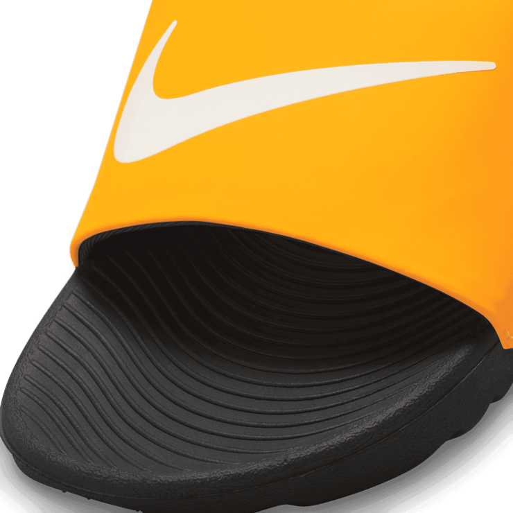 Nike Kawa Slide 'Laser Orange Black' (GS) Angle 3