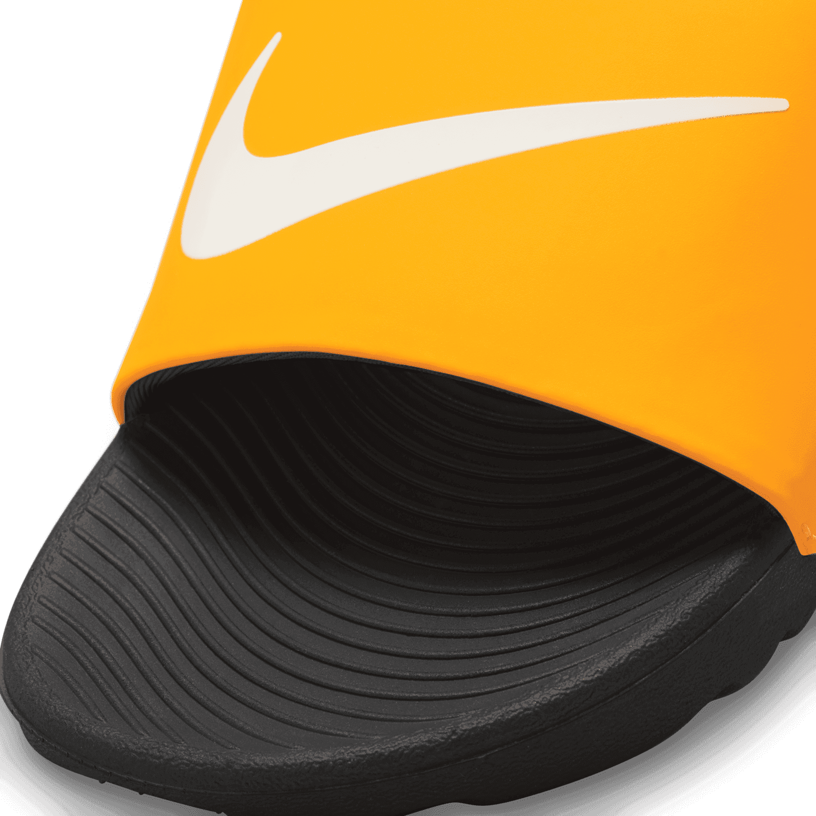 Nike Kawa Slide 'Laser Orange Black' (GS) Angle 3