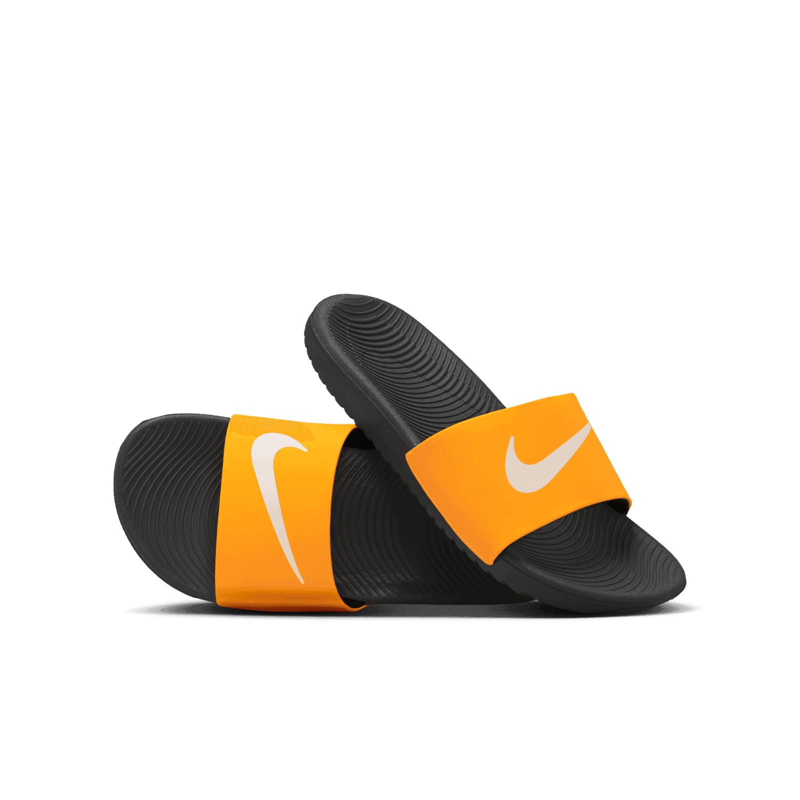 Nike Kawa Slide 'Laser Orange Black' (GS) Angle 0