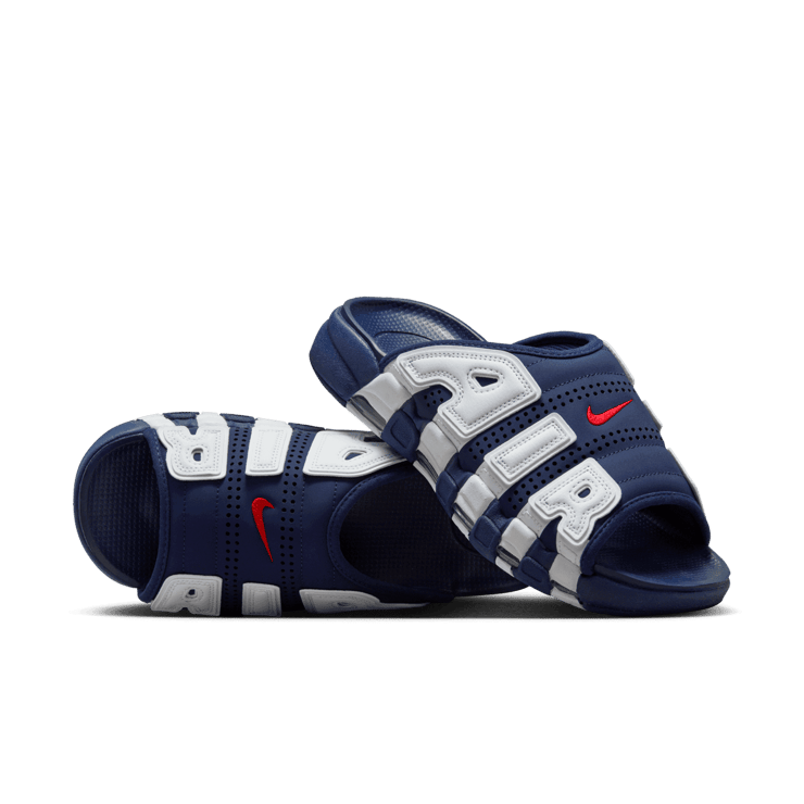 Nike Air More Uptempo Slide 'Olympic' Angle 0