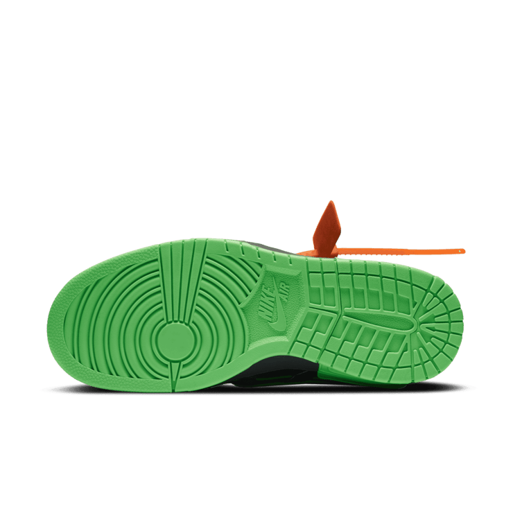 Nike Air Rubber Dunk Off-White Green Strike Angle 0