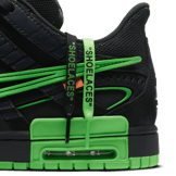Nike Air Rubber Dunk Off-White Green Strike Angle 8