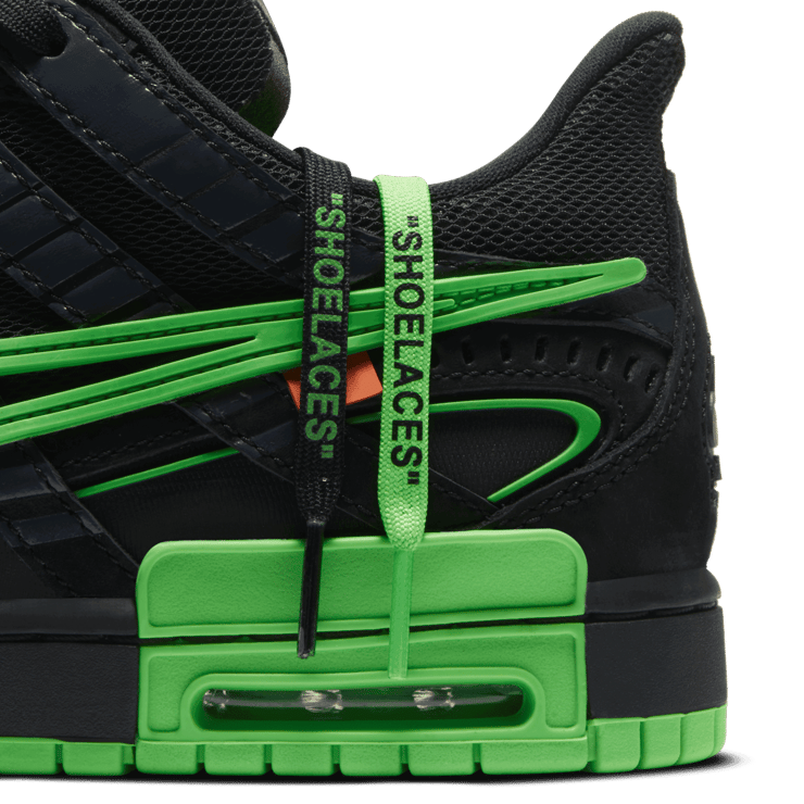 Nike Air Rubber Dunk Off-White Green Strike Angle 8