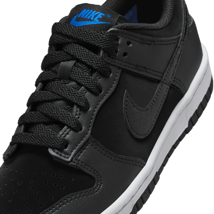 Nike Dunk Low Black Croc (GS) Angle 4