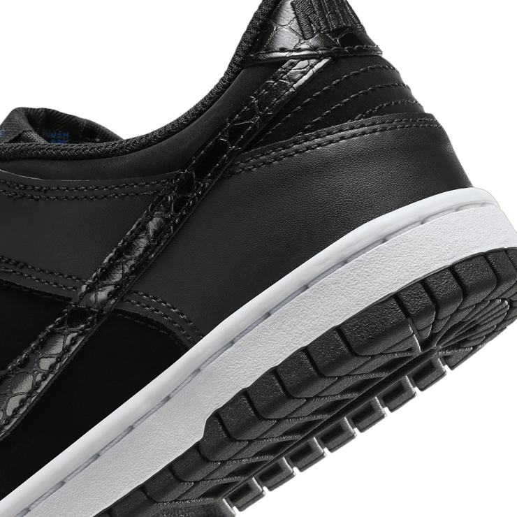 Nike Dunk Low Black Croc (GS) Angle 5