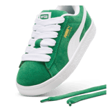 PUMA Suede XL Sneakers in Archive Green/White (PS) Angle 2