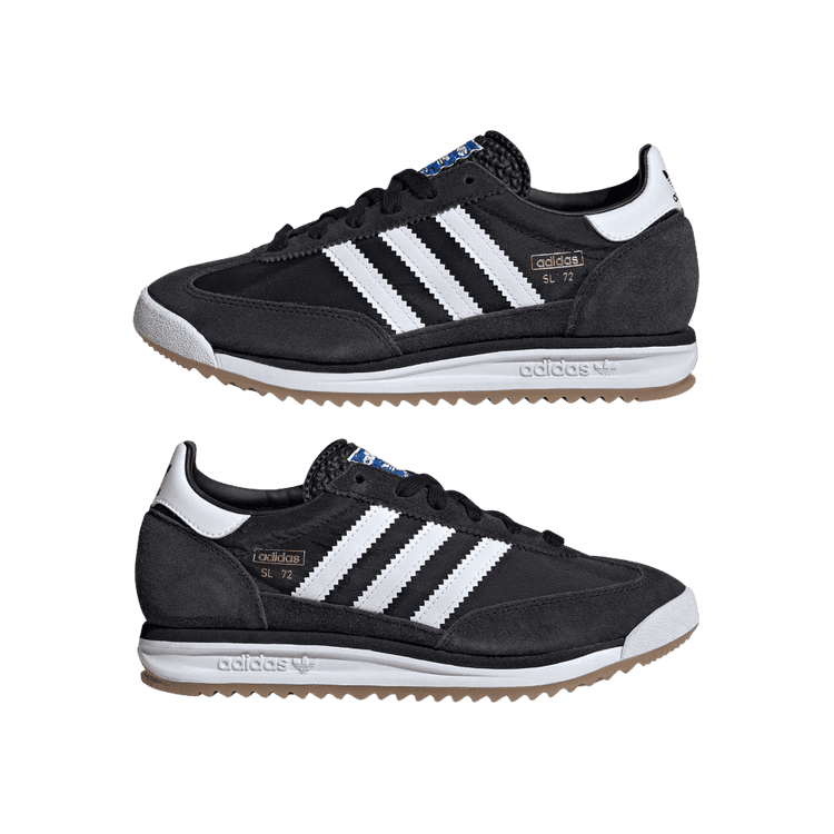 adidas SL 72 RS Shoes Black (GS) Angle 5