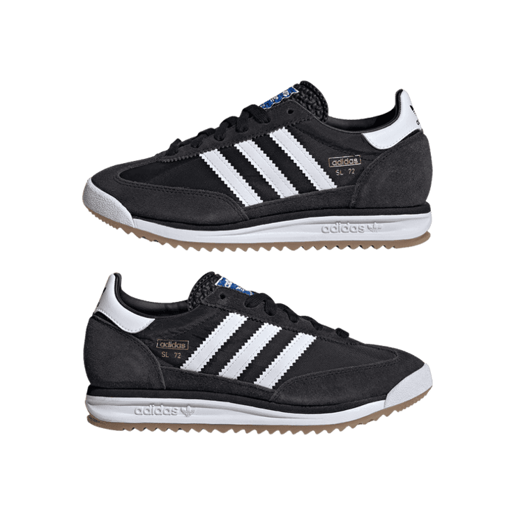 adidas SL 72 RS Shoes Black (GS) Angle 5