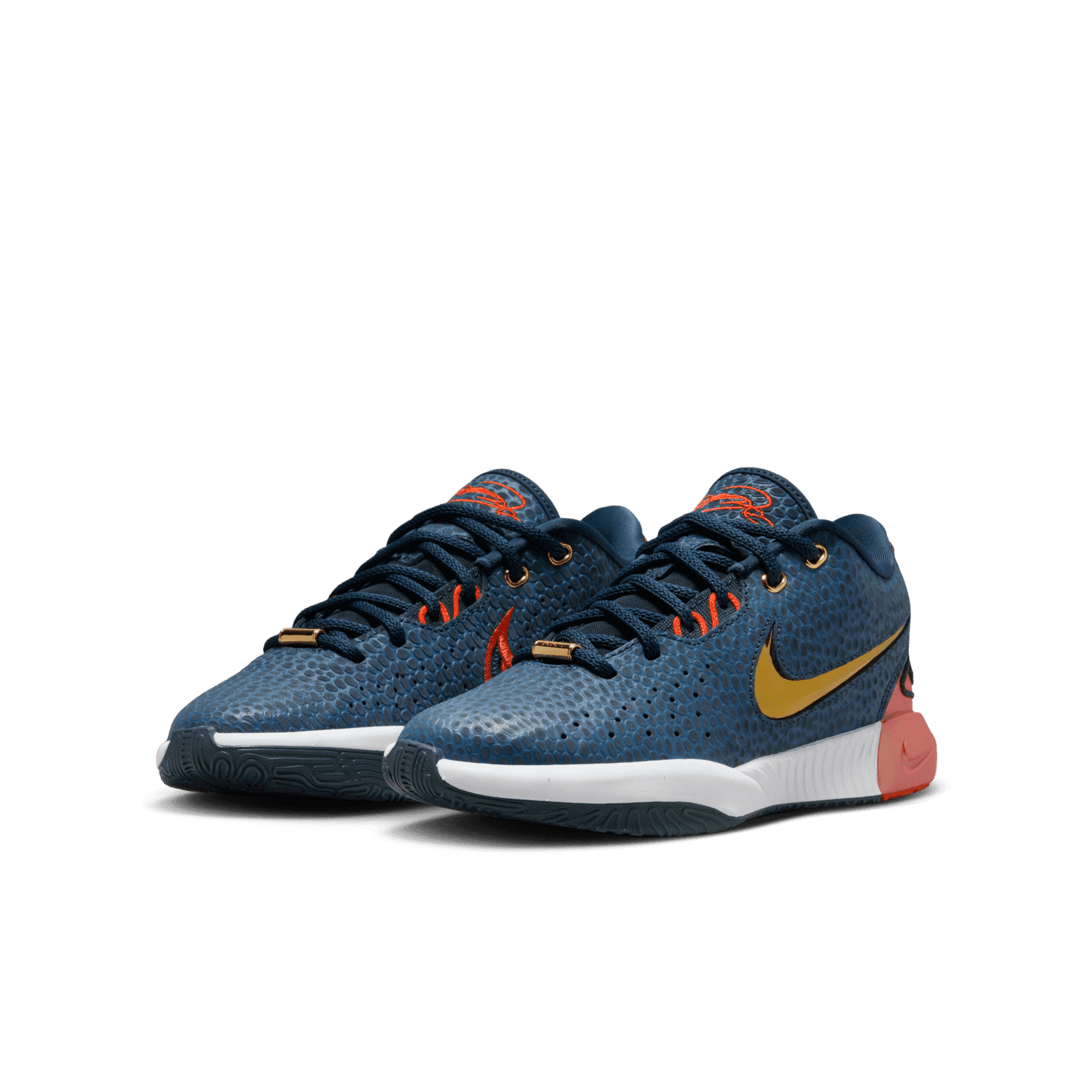 Nike LeBron XXI Armoury Navy (GS) Angle 2