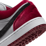 Air Jordan 1 Low Velvet Black Toe (W) Angle 5