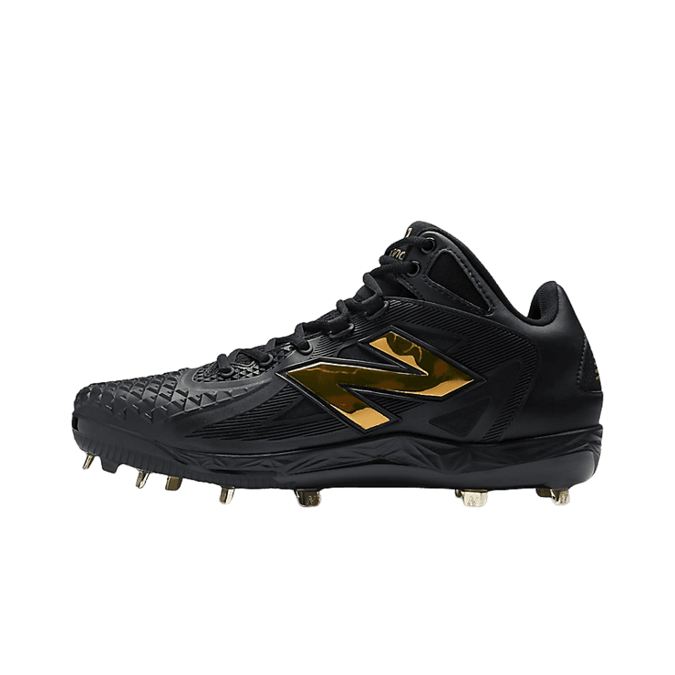 New Balance FuelCell Ohtani 1 Black Metallic Gold Angle 0