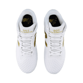 New Balance FuelCell Ohtani 1 White Metallic Gold Angle 1