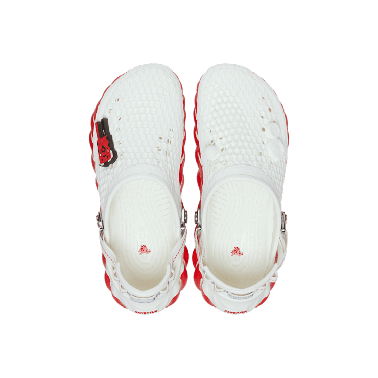 Crocs Echo Clog Kanghyuk White Red Angle 1